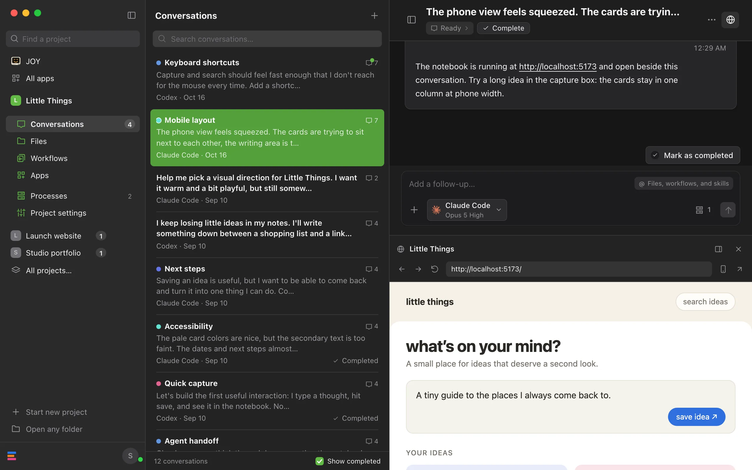 A conversation with the product browser open beside it. Highlighted: Expand product.