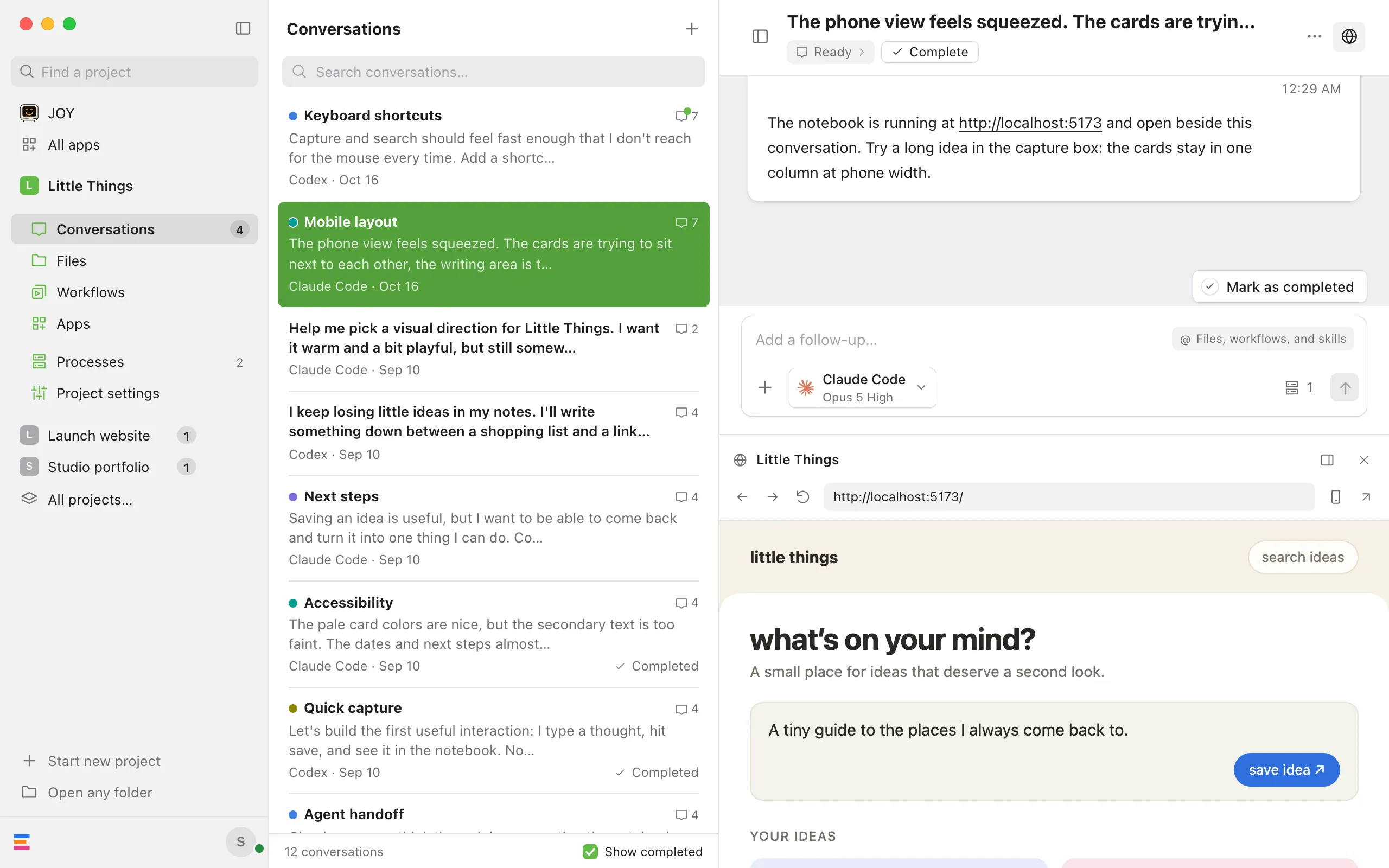 A conversation with the product browser open beside it. Highlighted: Expand product.