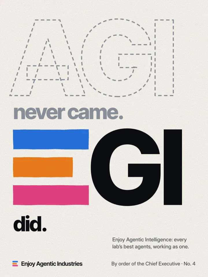AGI never came. EGI did.